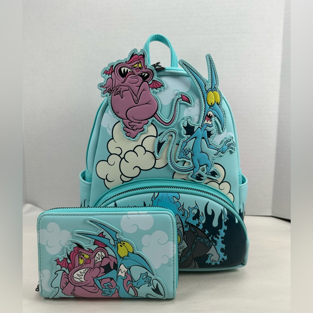 Loungefly Hercules Pain And Panic Mini Backpack & Wallet Set Exclusive LE - Picture 3 of 13